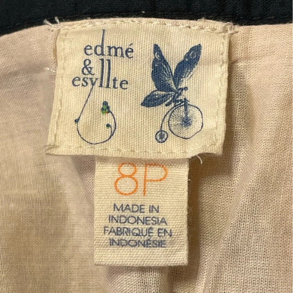 EDME & ESYLLTE by ANTHROPOLOGIE Mid Creation Floral Skirt‎ in Red Rouge Motif - Picture 5 of 7